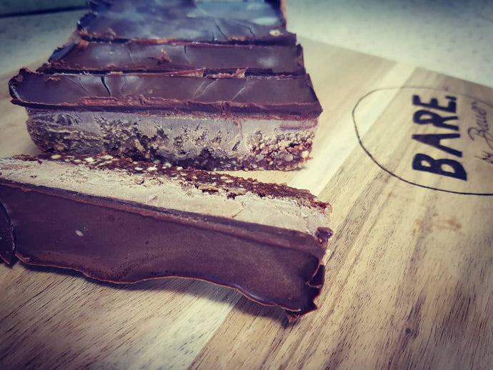 Healthy Mars Bar Slice